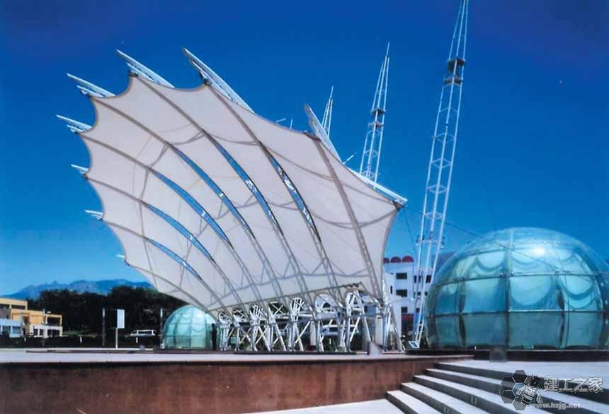 石家庄车棚膜结构网架